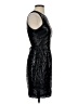 BCBGMAXAZRIA 100% Polyester Metallic Black Cocktail Dress Size 2 - photo 4