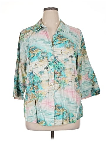 C&C California 3/4 Sleeve Button-Down Shirt (view 1)