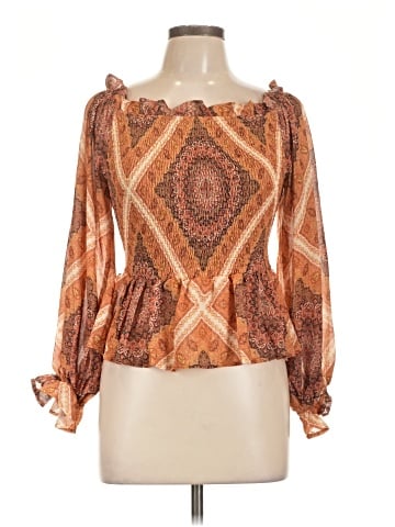 Flying Tomato Long Sleeve Blouse (view 1)