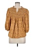Universal Thread Yellow 3/4 Sleeve Blouse Size M - photo 1