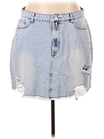 Boohoo Denim Skirt (view 1)