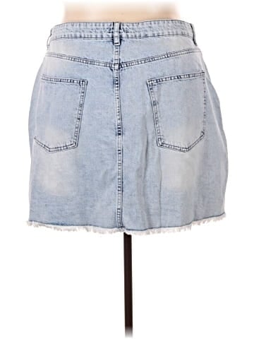 Boohoo Denim Skirt (view 2)