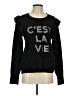 Karl Lagerfeld Paris Black Pullover Sweater Size S - photo 1