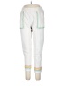 Something Navy 100% Cotton Color Block White Casual Pants Size L - photo 1