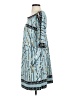 BCBGMAXAZRIA Print Blue Casual Dress Size S - photo 5