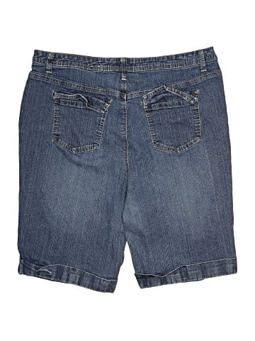 St. John's Bay Denim Shorts (view 2)