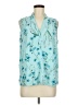 Tahari Teal Sleeveless Blouse Size M (estimated) - photo 1