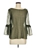 Krazy Kat Green 3/4 Sleeve Blouse Size M - photo 1