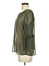 Krazy Kat Green 3/4 Sleeve Blouse Size M - photo 5