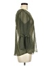 Krazy Kat Green 3/4 Sleeve Blouse Size M - photo 4