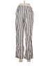 Love Tree Stripes Silver Linen Pants Size M - photo 2
