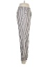 Love Tree Stripes Silver Linen Pants Size M - photo 4