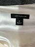 Ann Taylor 100% Polyester Chevron-herringbone Ivory Casual Dress Size 0 - photo 7