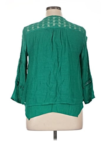 Style&Co 3/4 Sleeve Blouse (view 2)
