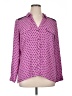 Candie's 100% Polyester Polka Dots Pink Long Sleeve Blouse Size XL - photo 1