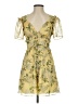 Keepsake 100% Polyester Yellow Cocktail Dress Size XS - photo 1