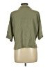 Moa Moa Green 3/4 Sleeve Button-Down Shirt Size L - photo 2