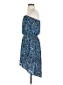 Express 100% Polyester Paisley Blue Cocktail Dress Size S - photo 5