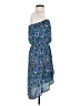 Express 100% Polyester Paisley Blue Cocktail Dress Size S - photo 4
