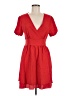 Unbranded 100% Polyester Solid Red Casual Dress Size M - photo 1