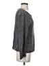 bryn WALKER 100% Linen Metallic Gray Pullover Sweater Size S - photo 4
