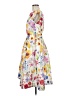 eShakti 100% Polyester Floral White Casual Dress Size M (estimated) - photo 5