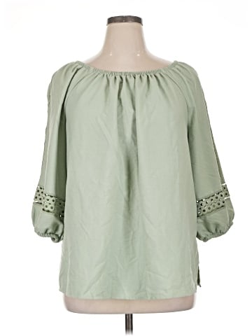 Willi Smith 3/4 Sleeve Blouse (view 1)