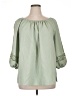 Willi Smith 100% Polyester Green 3/4 Sleeve Blouse Size 1X - photo 1