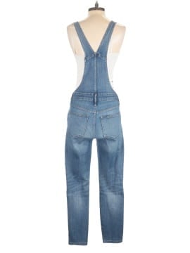 Madewell Skinny Overalls in Jansing Wash (view 2)