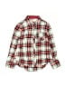 Cat & Jack Plaid Red White Long Sleeve Button-Down Shirt Size 4 - 5 - photo 1