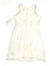 Rare Editions 100% Polyester Ivory Tan Dress Size 16 - photo 2