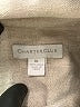 Charter Club 100% Linen Ivory Jacket Size XL - photo 6