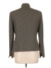 Le Suit 100% Polyester Chevron-herringbone Tan Gray Blazer Size 10 - photo 2
