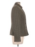 Le Suit 100% Polyester Chevron-herringbone Tan Gray Blazer Size 10 - photo 4