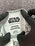 Star Wars 100% Cotton Print White Long Sleeve Onesie Size Newborn - photo 3