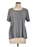 Cremieux Gray Short Sleeve Top Size L - photo 1