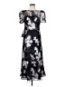 JS Collections 100% Nylon Floral Black Cocktail Dress Size 4 - photo 1