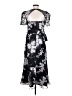 JS Collections 100% Nylon Floral Black Cocktail Dress Size 4 - photo 2