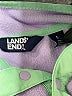 Lands' End 100% Polyester Purple Fleece Jacket Size 10 - 12 - photo 4