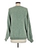 Double Zero 100% Polyester Green Long Sleeve Top Size M - photo 2