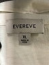 Evereve 100% Cotton White Long Sleeve Polo Size XL - photo 7