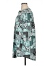Serengeti Print Teal 3/4 Sleeve Blouse Size XL - photo 5