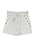 Planet Gold Stripes Ivory Shorts Size S - photo 1
