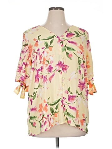 Investments 3/4 Sleeve Blouse (view 1)