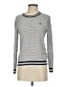 Lands' End Checkered-gingham Silver Pullover Sweater Size XS - photo 1