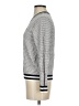 Lands' End Checkered-gingham Silver Pullover Sweater Size XS - photo 5