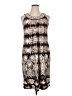 Another Thyme Graphic Brown Casual Dress Size 16 - photo 1