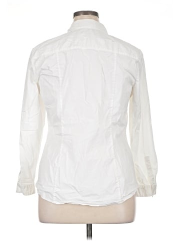 Jones New York Signature Long Sleeve Button-Down Shirt (view 2)