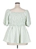 Simplee Green 3/4 Sleeve Blouse Size 24 - photo 2