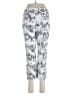 PREMISE Graphic Silver Casual Pants Size L - photo 2